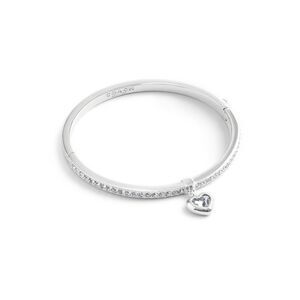 COACH Stone Heart Charm Bangle Bracelet NWT